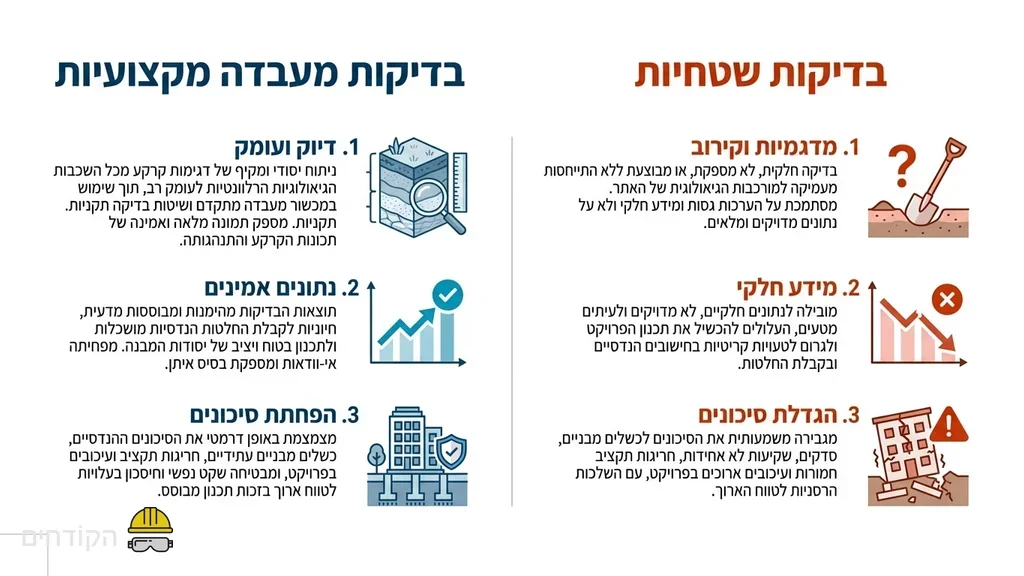 נוצר על ידי מודל בינה מלאכותית Gemini Pro דגימות אדמה מקצועיות בארגזי עץ ותוכניות הנדסיות לבדיקת קרקע