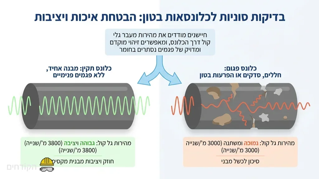 נוצר על ידי מודל בינה מלאכותית Gemini Pro מהנדס בניין מבצע בדיקת איכות ובטיחות לכלונסאות באתר
