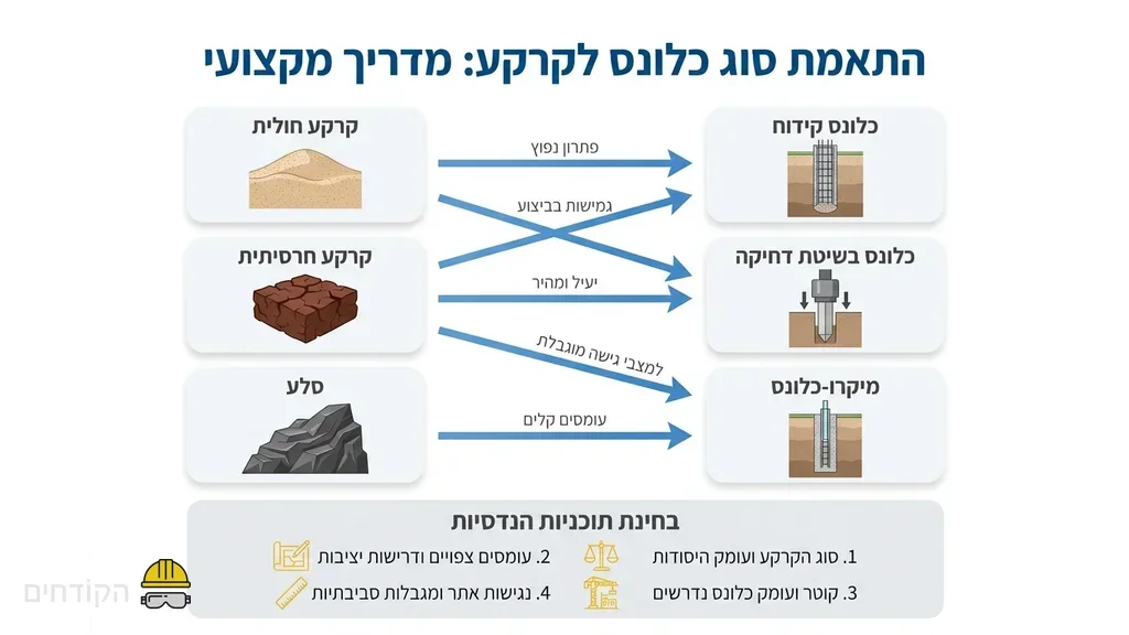 נוצר על ידי מודל בינה מלאכותית Gemini Pro מהנדס ביסוס בוחן תוכניות כלונסאות על רקע עבודות עפר