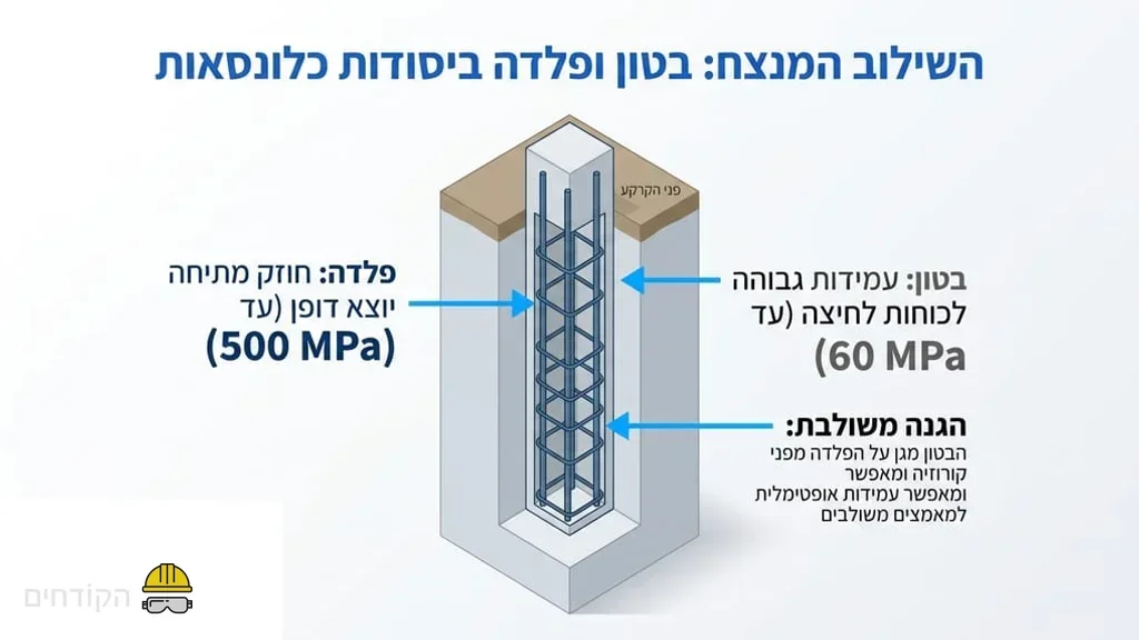יציקת בטון לכלונסאות